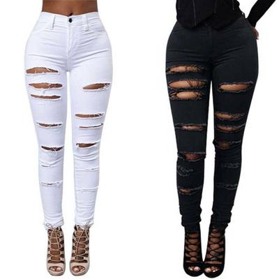 women's ripped pants