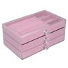 Acrylic Jewelry   3 Drawers Storage Box Transparent Jewelry Display Stand rrings Necklace Holder Case