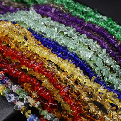 Natural Stone Beads Add Color Gravel Beads For Jewelry Making DIY Necklace Earrings Bracelet Accessory Legnth 80 CM