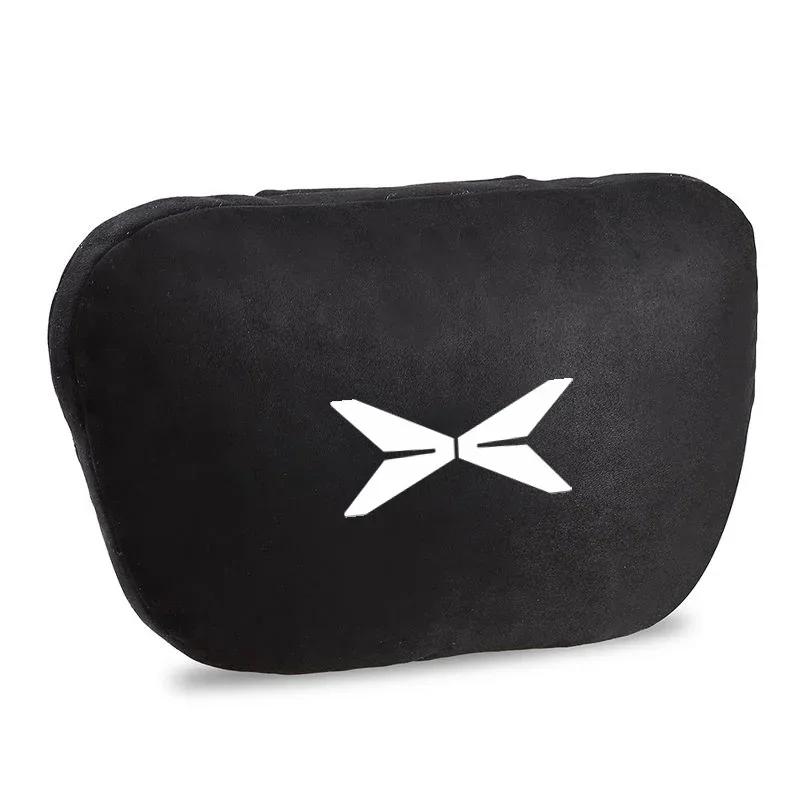 Car Styling For XPENG Xiaopeng P7 P7i G3 G6 G9 2021 2022 2023+ Car Breathable Lumbar Headrest Neck Pillow Waist Back Support