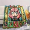 Anya Forger Print Flannel Blanket, Ultra Soft High Quality All Seasons Warm Throw, Home Decor Cozy Blanket, Perfect Christmas Gift