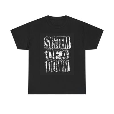 System of a down T-Shirt Grafik Kunst Rock Metal Band Unisex Schweres Baumwoll-T-Shirt