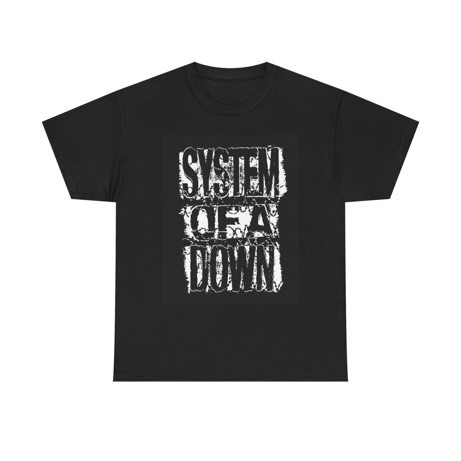

System of a down Tshirt graphic art rock metal band Unisex Heavy Cotton Tee XL