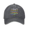 The Only Thing More Powerful Than Hate Is Love Baseball Cap Sun  Outdoor Gym Unisex Unisex Y2k Cool Custom Logo Baseball Caps