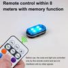 Flashing LED Lights 6 Pieces Cordless Drone Lamp Remote Control 8-Color Anti Collision LED For Dirtbike Trailer Stroller