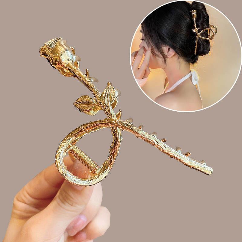 Simple Metal Geometric Hair Claw Clips Elegant Geometric Hair Accessories Cross Crab Bath Clip For Women Girl Headwear