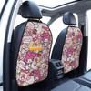 Kick Guard, 2-Piece Set, My Melody Seat Back Pocket, Car Storage Pocket, Rear Seat