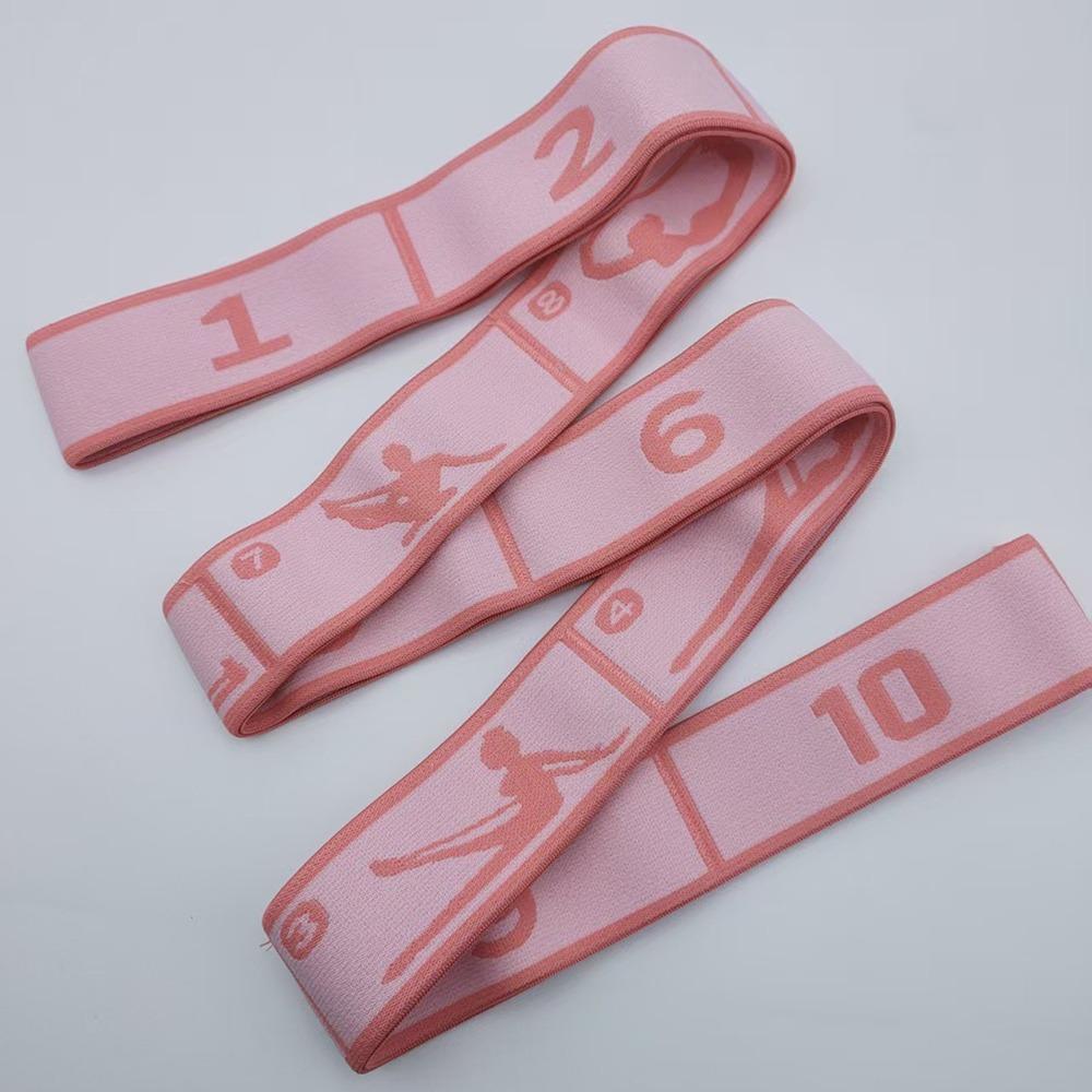 Multi-Functional Yoga Stretching Belt Stretching Band Yoga Elastic Strap  Dance 8