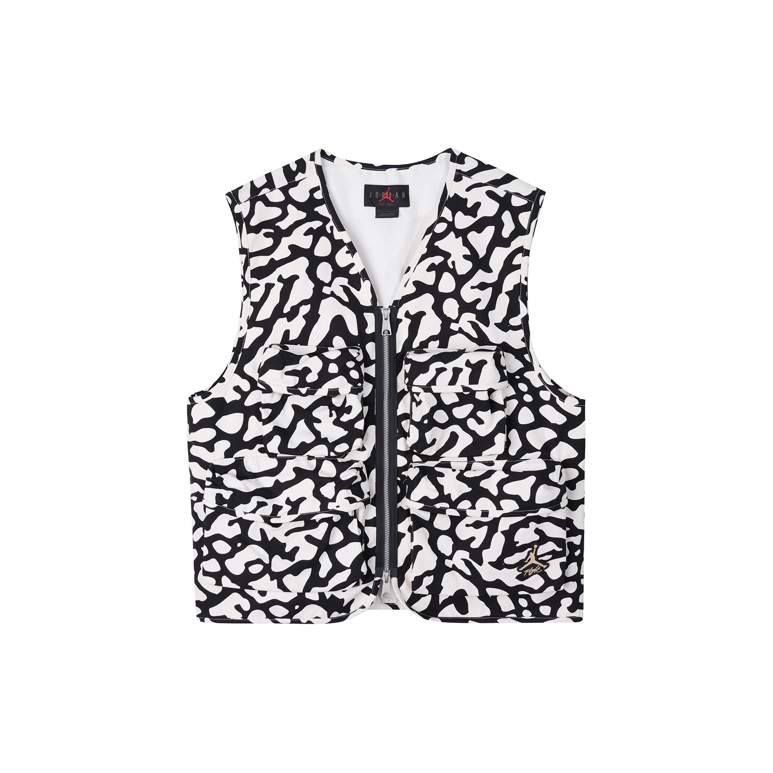 Jordan Flight Heritage Vests Men s Phantom Gray White V neck Moderate Workwear DX9731-030 XXL