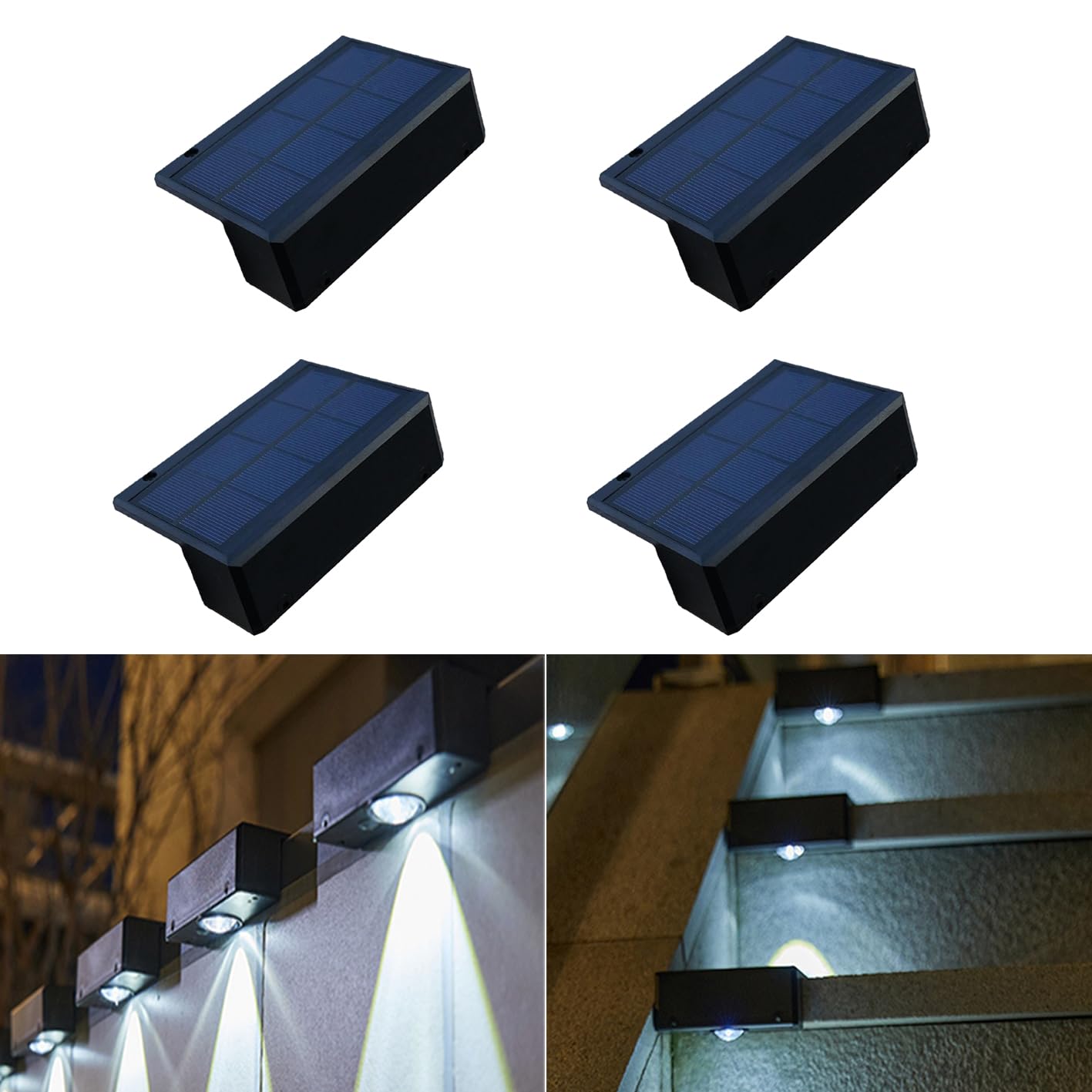 

Innovative Solar Light Outdoor Nameplate Light Retrofitted Signage Light Outdoor Easy to Suitable for Entrances [2024 Edition] Stylish, Solar, чорний