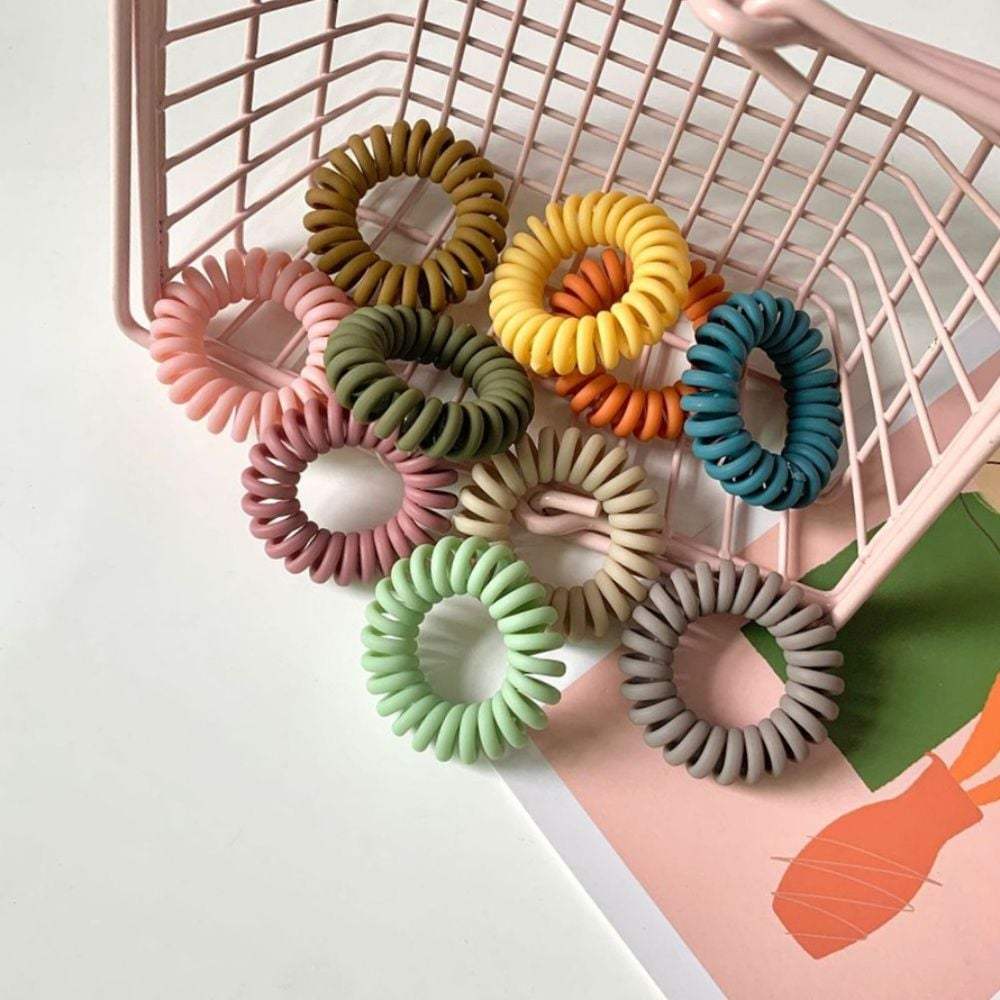 Daily String Minimal Color Super Simple Non-painful Elastic Band Random Color 1 0P