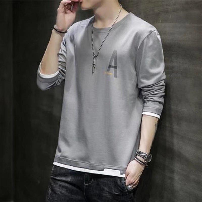 Men's 2023 Autumn Loose Long-Sleeve T-Shirt