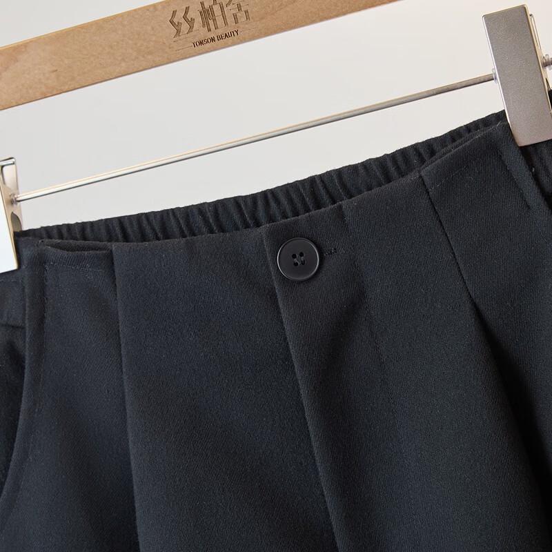 Women's High-Waist Loose Wide-Leg Drapey Shorts