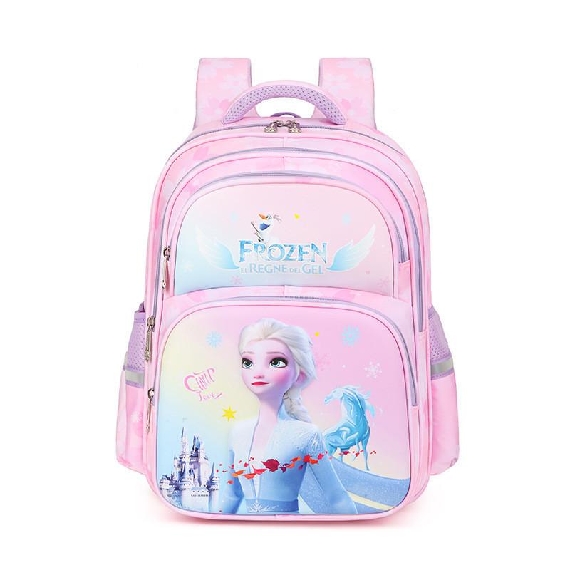 Adorable Cartoon Princess Backpack For Girls Oxford Fabric Lightweight And Spine-supportive