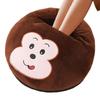 Cute Electric Foot Warmer Soft Cartoon Electric Heating Feet Warmer Warm Foot Cover Home
