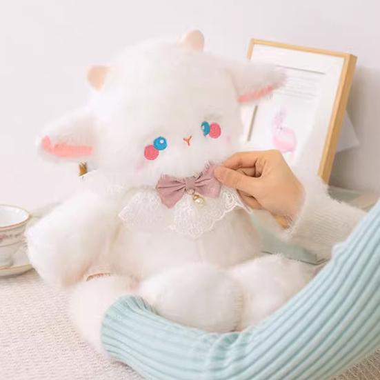 Bear Plush Doll Soft Stuffed Animal Cute Realistic Cat Sheep Elephant Huggable Companion for Kids Birthday Gift