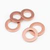 100-400PCS Copper Washer Gasket Nut And Bolt Set Flat Ring Seal Assortment Kit With Box M4/M5/M6/M8/M10/M12/M14 For Sump Plugs