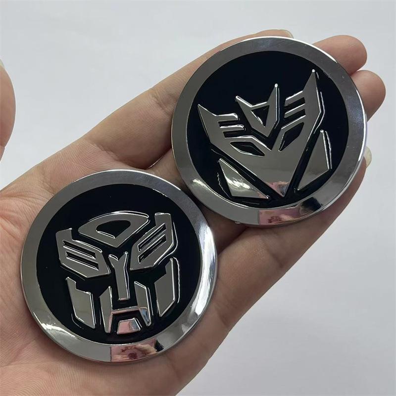Transformers Movie Autobots Badge Decepticons Logo 3D Alloy Stickers Car Decorative Accessories Gift