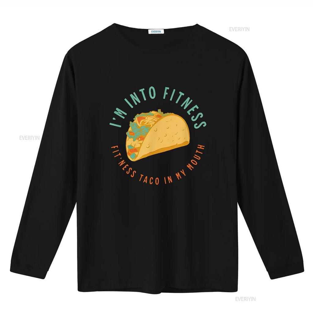 I M INTO FITNESS TACO In My Mouth Tacos Mexican Fo Women s  T Shirt Chic and Modern vintage Washed graphic