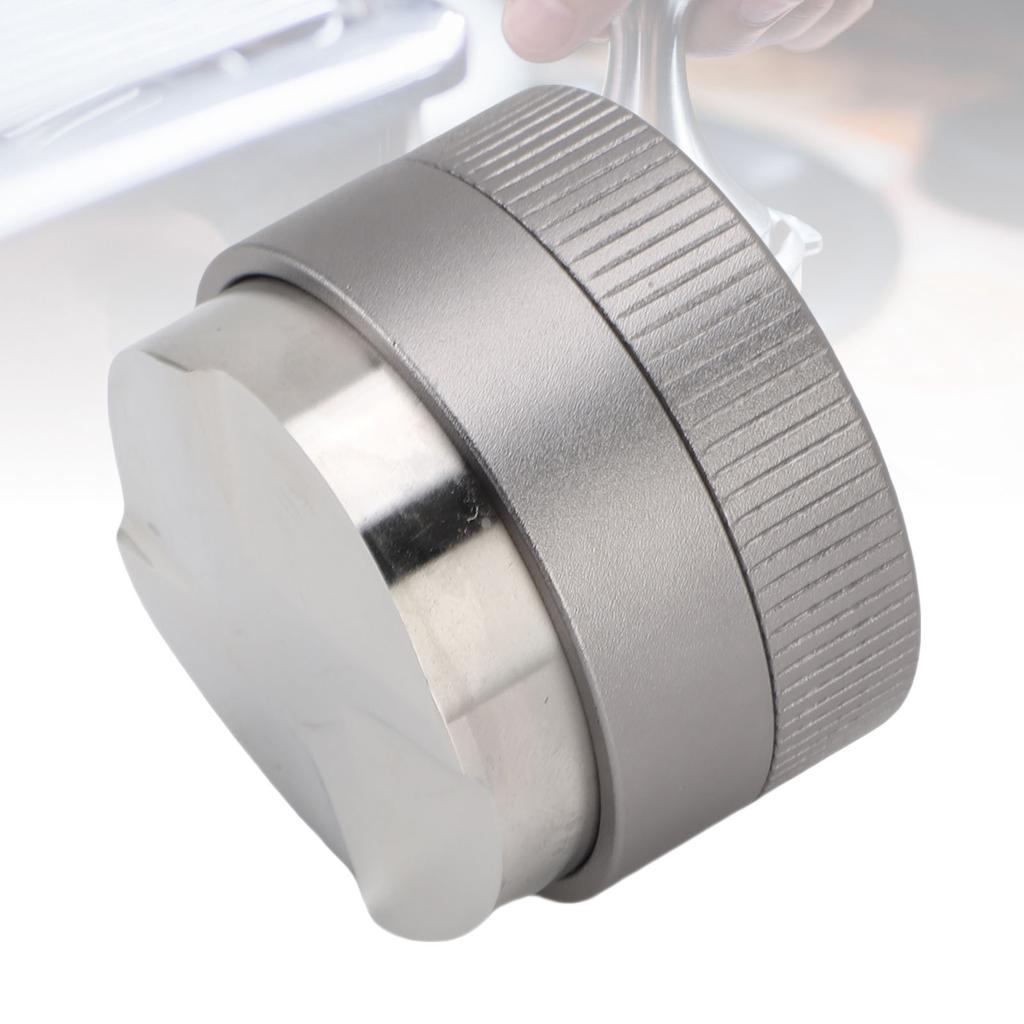 51mm Coffee Tamper Distributor 304 Stainless Steel Auto Depth   Coffee Distribution Leveler Tool for Cafe Home