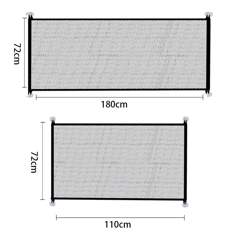Portable Pet Mesh Barrier: Indoor Gate for Dogs and Cats, Anti-Escape Isolation Fence