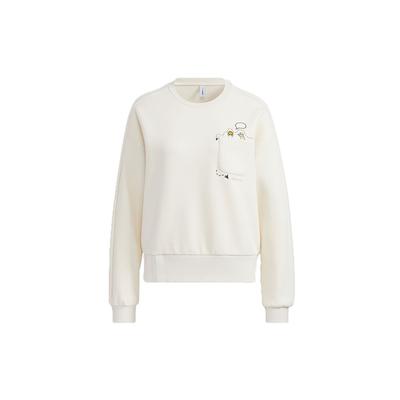 Neo W Advt Sw Hip Hop Street Cartoon Pattern Crew Neck Regular Sleeve Loose Sports Pullover Sweatshirt Women Sweatshirt Off-White HG6587