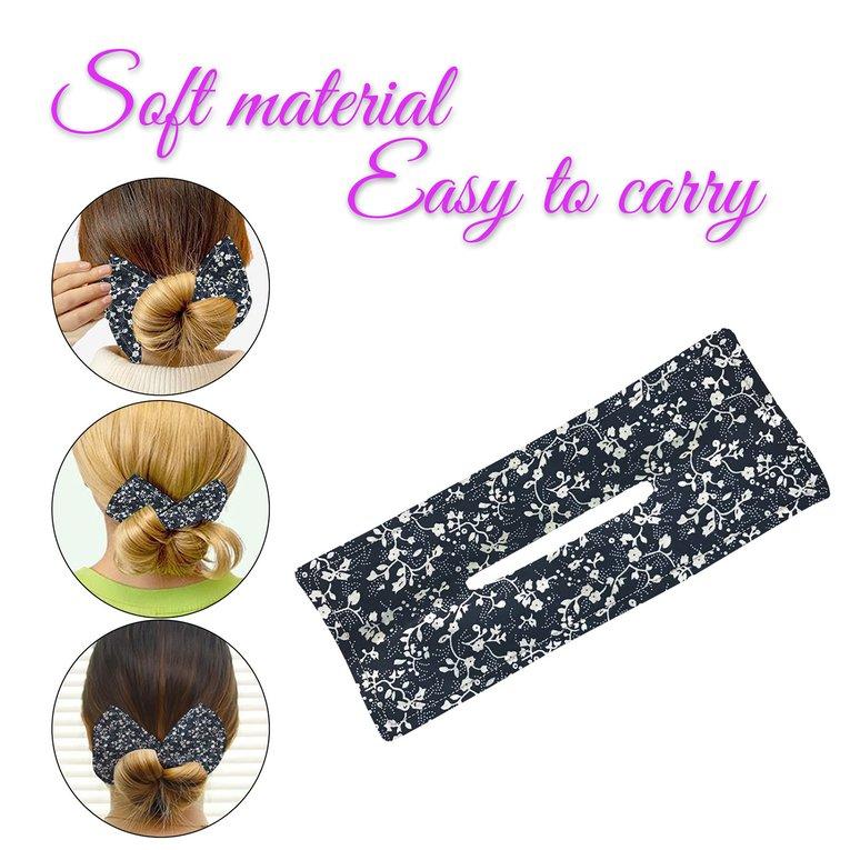 IPL 6pcs French Twist Deft Bun Hair Bun Maker For Women Cloth Clip
