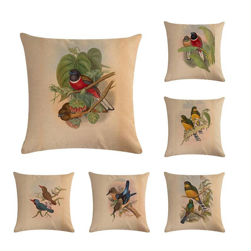 outdoor bird throw pillows