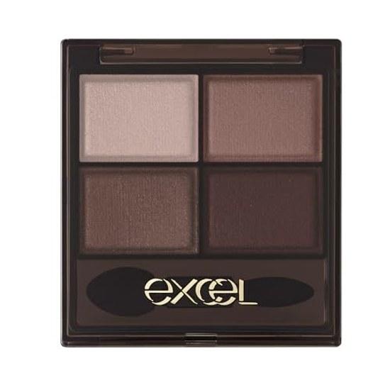 Excel Skinny Rich Shadow N SK08 Cashmere Brown Palette Eyeshadow Renewal