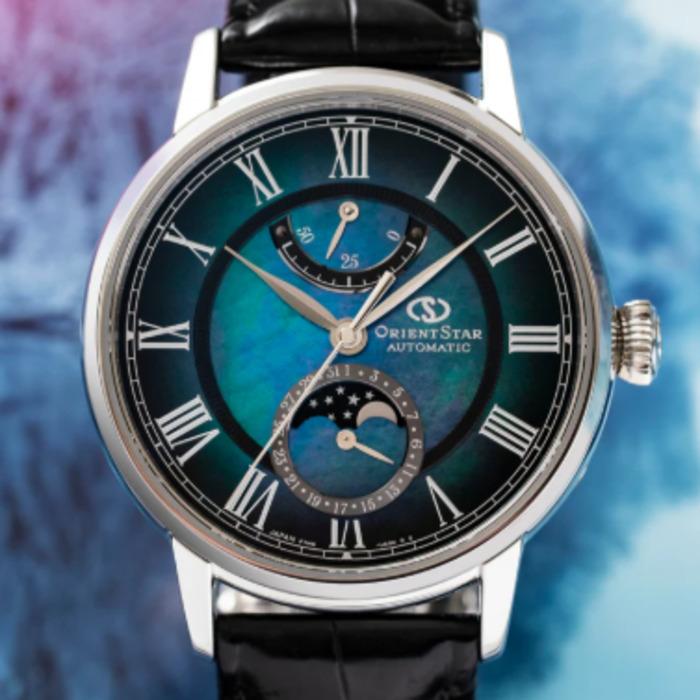 ORIENT STAR Montre-bracelet Japon Édition Officielle Limitée M45 F7 Mécanique Phase de Lune RK-AY0114A