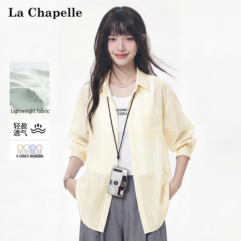 La Chapelle Women's Lyocell Blend Long Sleeve Shirt