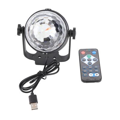 LED Světlo Disko Koule Barevné Ovládání Zvukem Retro Lehké USB Mini Fázové Světlo pro Klub 5V