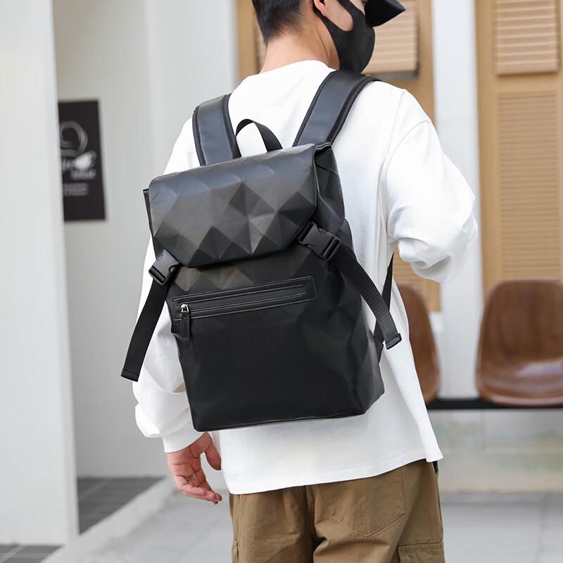 MDNG Retro Quilted Laptop Travel Backpack