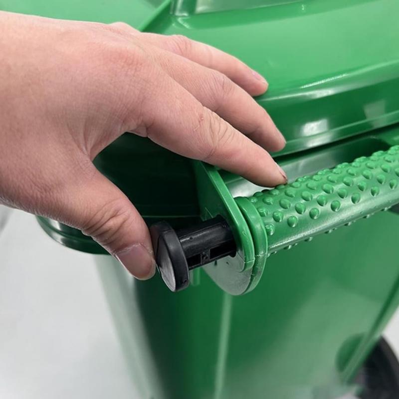 6Pcs Solid Trash Can Lid Connecting Pin Noise Reducing Plastic Hinge Pin for Trash Can Lid Dustbin Accessories