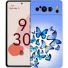 Cute butterfly Fashion Phone Case For Google pixel 9 8 7 6 Pro 6A 7A 5G Silicone Shockproof Black Cover Fundas