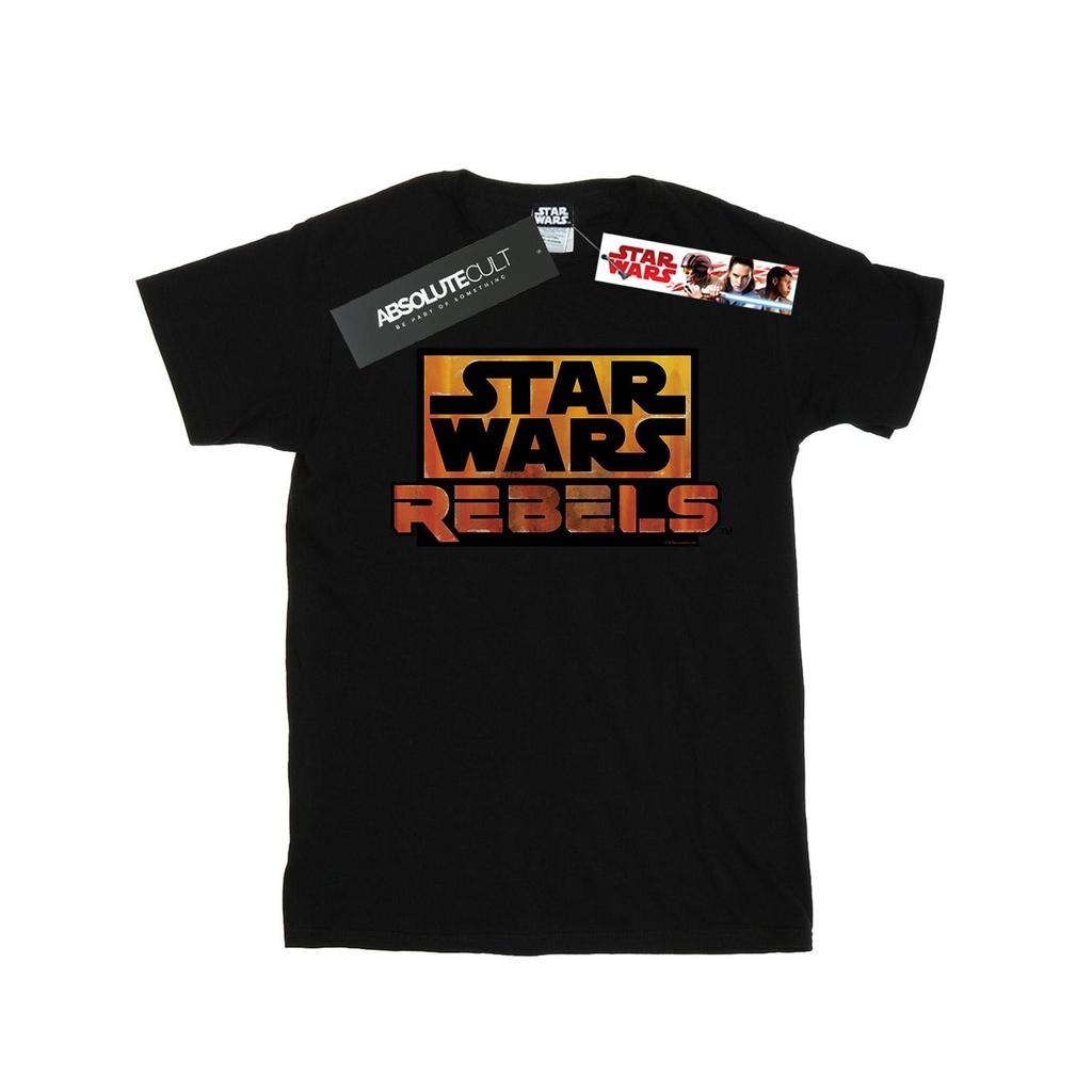 Star Wars Womens/Ladies Rebels Logo Cotton Boyfriend T-Shirt