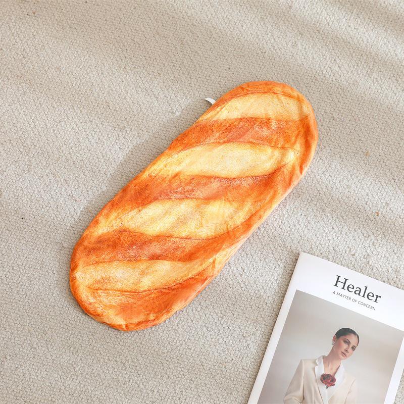 

Simulation Bread Plush Pillowcase - Baguette & Cream Bun Doll Skin 50cm Case, No Filling, Zipper (0.05kg)