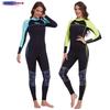 OBUE 2mm Damen Vollneoprenanzug Langarm Thermischer Tauchanzug Schnorcheln Surfen Schwimmen Wassersport