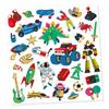 Djeco Convex Stickers Retro Toys