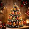 Christmas Tree Decor Chicken Advent Calendar 2026, 24 Days Countdown with 2D Flat Surprise Acrylic Ornament, Cartoon Hanging Pendant for Tree, Holiday