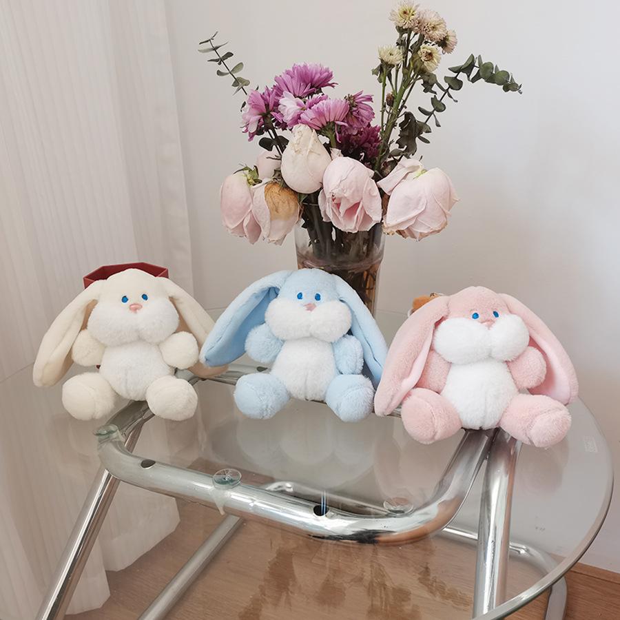 Big Fat Rabbit Bear Doll Pendant Accessories Doll Souvenir Gift Doll Ins Cute Ugly Cute Plush Pendant