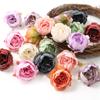 5/10Pcs Peony Artificial Flowers 4.5cm Silk Fake Flower for Home Room Decor Garden Wedding Decoration Bride DIY Wreath Accessory