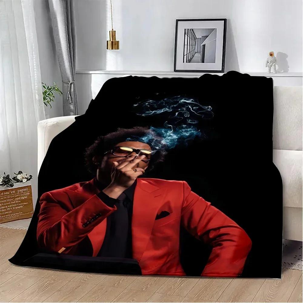 The Weeknd XO Minimalist Poster Printed Blanket Picnic Blankets Warm Blanket Soft and Comfortable Home Travel Birthday Gift