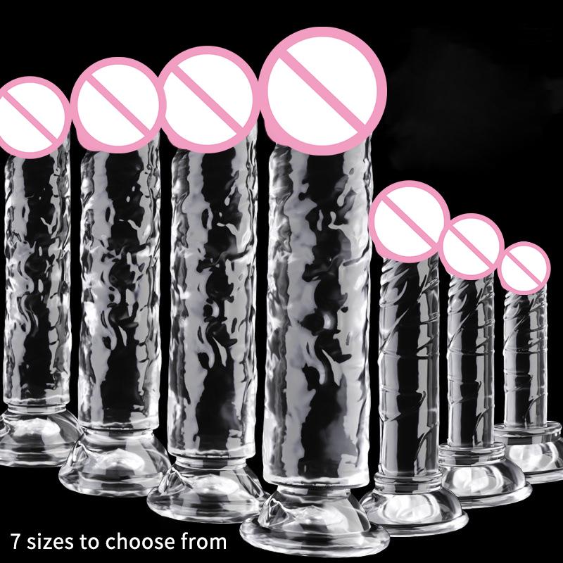 Sex Toys Realistic Waterproof Jelly Dildos With Strong Suction Cup For Women Men Cock Penis G-spot Simulation Massager