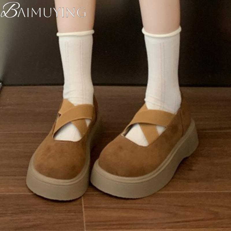 Fashion Platform Women Flat Sandals Casual Marie Janes Shoes Woman 2025 Trend Elegant Dress Comfort Loafers Summer Zapatillas De Mujer