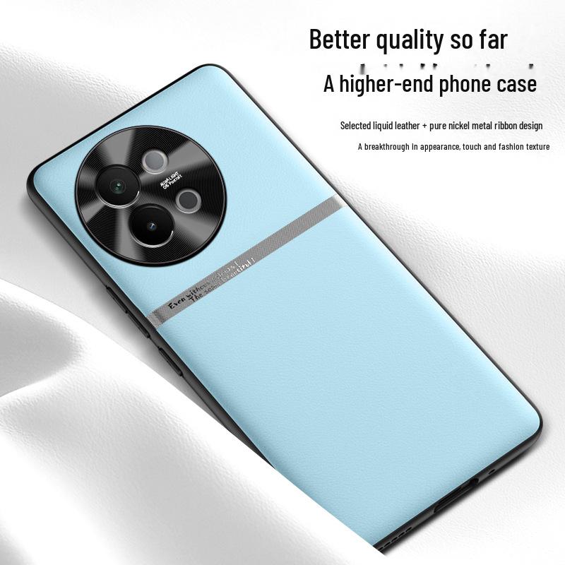 Liquid Leather Protective Case for Vivo S18e, Anti-fall and Anti-fouling. Ships As One Piece.