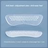 1Pair Silicone Inserts Soft Massage Silica Gel Fabric Shoe Pads Liner Grips Back Heel Inserts Insoles