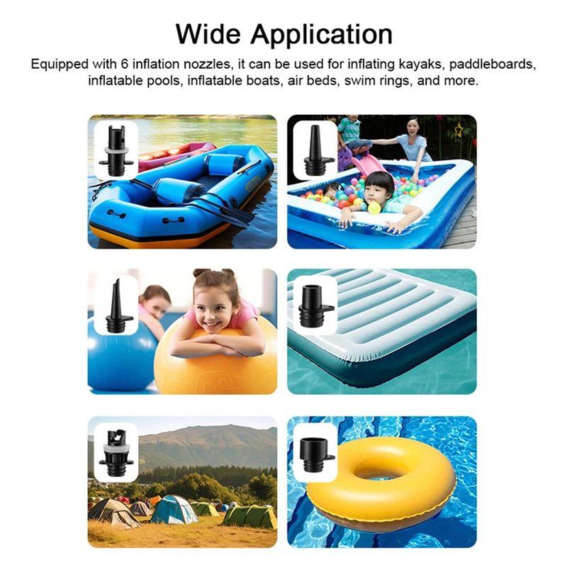 Classic-Portable Electric Air Pump 20PSI High Pressure Paddle Board Compressor Inflation & Deflation Pump For Sup Surfing Boat