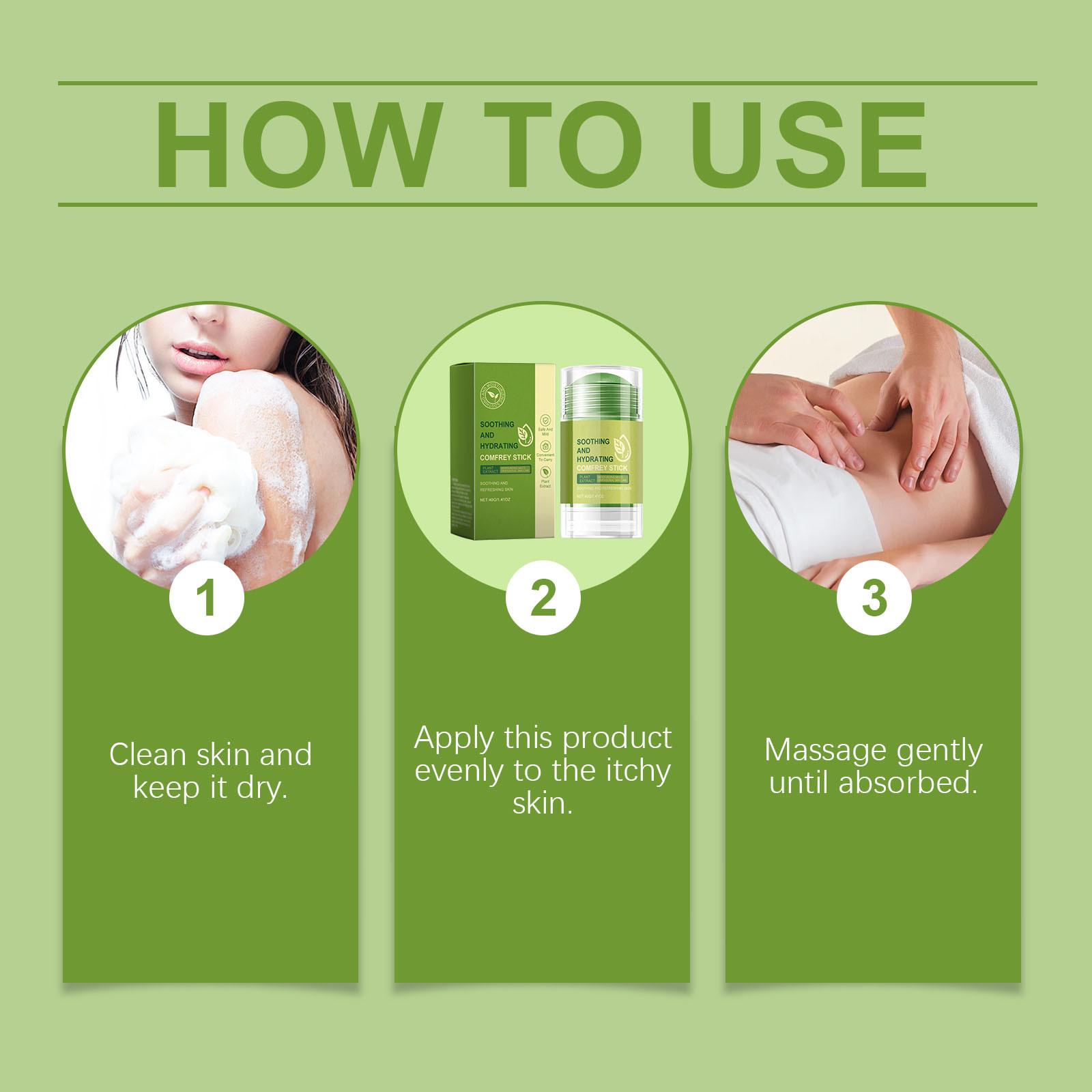 Увлажняющая кожа палочка с окопником 40 г — фото 3