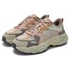 Fila Ferna Series Fern Grass Shoes Versatile Trendy Fleece Low-Top Casual Shoes Women Sneaker Yellow Brown Pink F12W341123FCM